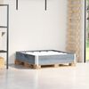 vidaXL Pallet Collar Grey 39.4x39.4" Solid Wood Pine