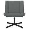 vidaXL Swivel Chair Dark Grey 63 x 75 x 76 cm fabric