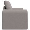 vidaXL Sofa Bed Taupe 38.58 x 27.95 x 32.68 in Velvet