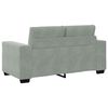 vidaXL Loveseat Sofa Light Gray