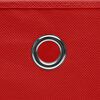 vidaXL Storage Boxes 4 pcs Red 12.6"x12.6"x12.6" Fabric
