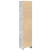 vidaXL Highboard Concrete grey Engineered wood Tall Modern