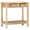 vidaXL Console Table Natural wood Solid Mango Wood 31.5 x 13.8 x 29.1 in