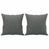vidaXL Sofa Set Dark gray Polyester, Metal, Textilene, Plywood 2-seater