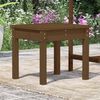 vidaXL Garden Bench Honey Brown Solid Pine Wood 19.7x17.3x17.7 in