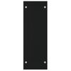 vidaXL Firewood Rack Black 31.5x13.8x39.4" Tempered Glass