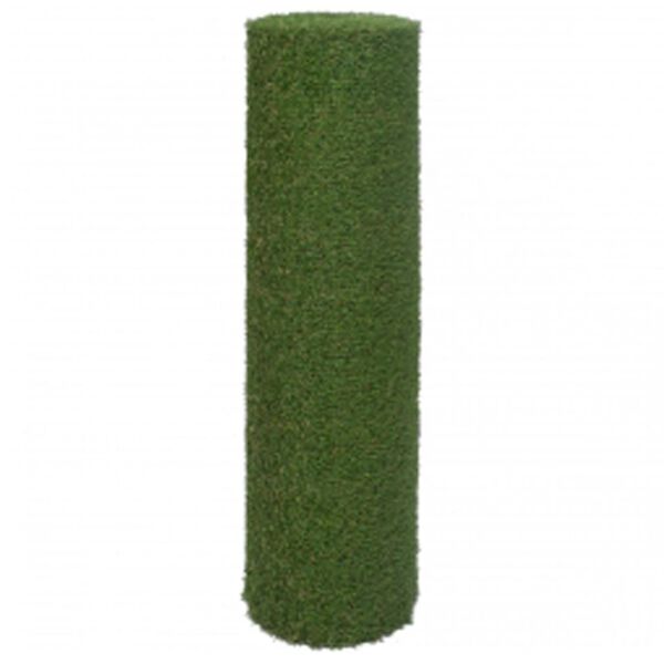 vidaXL Artificial Grass Light Green, Dark Green, Brown
