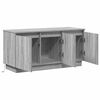 vidaXL TV Cabinet Grey Sonoma 39.37 x 14.96 x 19.29 in Engineered Wood