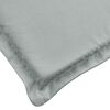 vidaXL Deck Chair Cushion Melange light grey 100% polyester Medium
