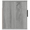 vidaXL Wall Mounted TV Cabinet Set of 2 Gray sonoma Engineered wood