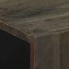 vidaXL Sideboard Black Solid mango wood, engineered wood, metal Medium