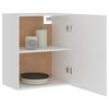 vidaXL Hanging Cabinet Set of 2 White Engineered wood Medium