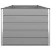 vidaXL Planter Light Grey 195 x 100 x 45 cm Galvanised Steel
