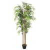 vidaXL Artificial Bamboo Tree Green Bamboo, Textile fiber, Plastic Medium