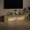 vidaXL TV Cabinet Sonoma Oak Engineered Wood Standard TV Cabinet
