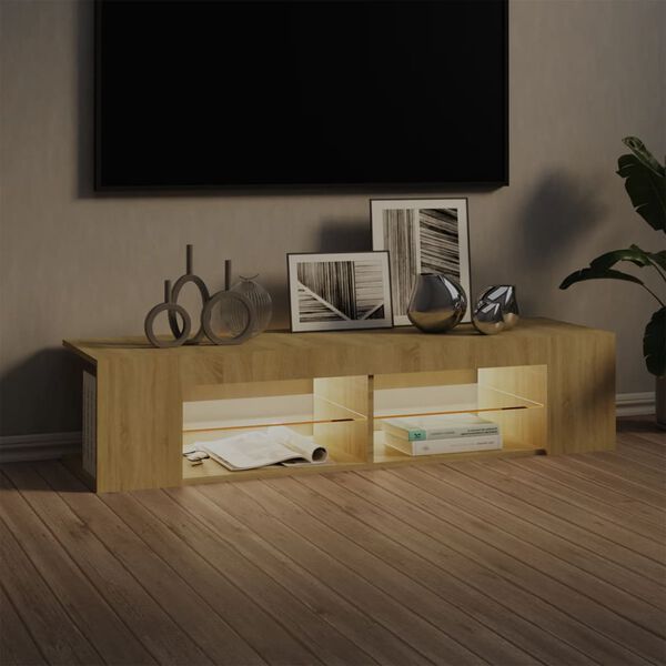 vidaXL TV Cabinet Sonoma Oak Engineered Wood Standard TV Cabinet