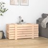 vidaXL Storage Box Natural Solid Pine Wood Medium Storage Box