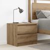 vidaXL Bedside Cabinet Artisan oak Engineered wood Medium