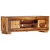 vidaXL TV Cabinet Brown Solid Acacia Wood Medium TV Cabinet