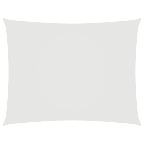 vidaXL Sunshade Sail Oxford Fabric Rectangular 19.7&lsquo;x23&lsquo; White