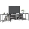 vidaXL TV Cabinet Grey Sonoma Engineered wood, metal Extra Long