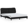 vidaXL Bed Frame Black and White