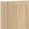 vidaXL TV Wall Unit Sonoma Oak Engineered Wood Medium