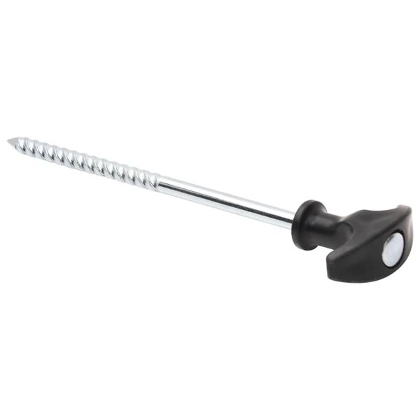 vidaXL Tent Pegs 24 pcs 7.9 " Ø0.28 " Galvanised Steel