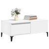 vidaXL Coffee Table White 35.4x19.7x14.4" Engineered Wood