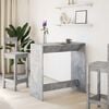 vidaXL Bar Table Concrete grey Engineered wood Tall Durable Bar Table