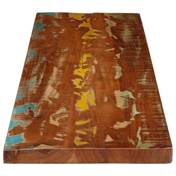vidaXL Table Top Mixed color Reclaimed wood 63.0 x 11.8 inches Simple