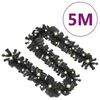 vidaXL Garland Black PVC 5 meters Christmas Garland Other