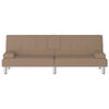 vidaXL Sofa Bed Cappuccino