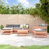vidaXL Garden Lounge Set Natural Wood Solid douglas wood, Plywood Medium