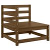 vidaXL Garden Lounge Set Honey Brown Solid pinewood Modular