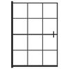 vidaXL Shower Enclosure ESG 39.4"x55.1" Black