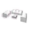 vidaXL Garden Lounge Set Grey, Anthracite