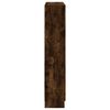vidaXL Book Cabinet Smoked oak Engineered wood Tall Book Cabinet