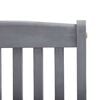 vidaXL Set of 8 Outdoor Chairs Gray Solid Acacia wood with gray wash