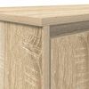 vidaXL Desk Sonoma oak Engineered wood Large Desk Rectangular