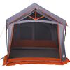 vidaXL Tents with Roof Gray and orange 620 x 322 x 240 cm Polyester