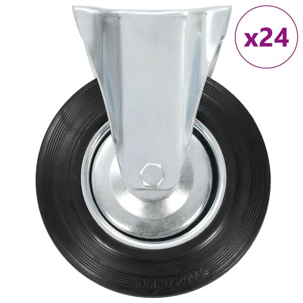vidaXL 24 pcs Fixed Casters 7.87 " (6x143453)