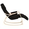 vidaXL Rocking Chair Black