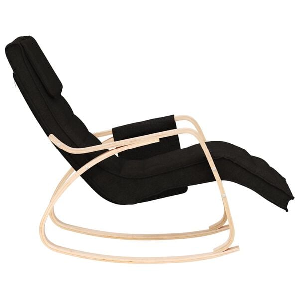 vidaXL Rocking Chair Black