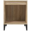 vidaXL Bedside Cabinet Set of 2 Sonoma oak Engineered wood