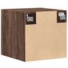 vidaXL Wall Cabinet Brown Oak Engineered Wood Medium Wall Cabinet