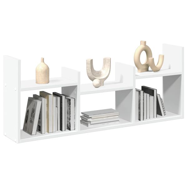 vidaXL Wall Cabinet White Engineered wood 39.4 x 7.1 x 15.7 in