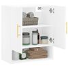 vidaXL Wall Cabinet White Engineered wood Compact Wall Cabinet