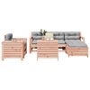 vidaXL Garden Sofa Set Reddish-Brown Solid Douglas Fir Wood 7 Piece Set