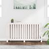 vidaXL Radiator Cover White 60.2x7.5x33.1" Solid Wood Pine